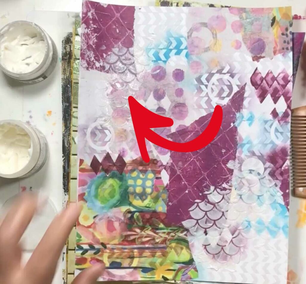 How To Use Texture Paste In Mixed Media · Artsy Fartsy Life