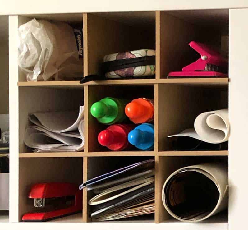 Best Craft Organizer K5 Nine Storage Shelves for IKEA KALLAX Unit