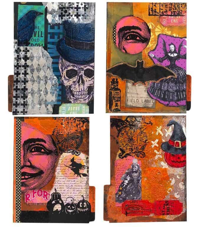 Halloween Tags and Ticket - Free Printable Collage Sheets Ephemera ...