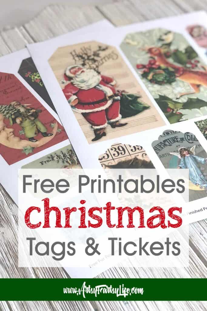 Free Christmas Printable Tags and Tickets
