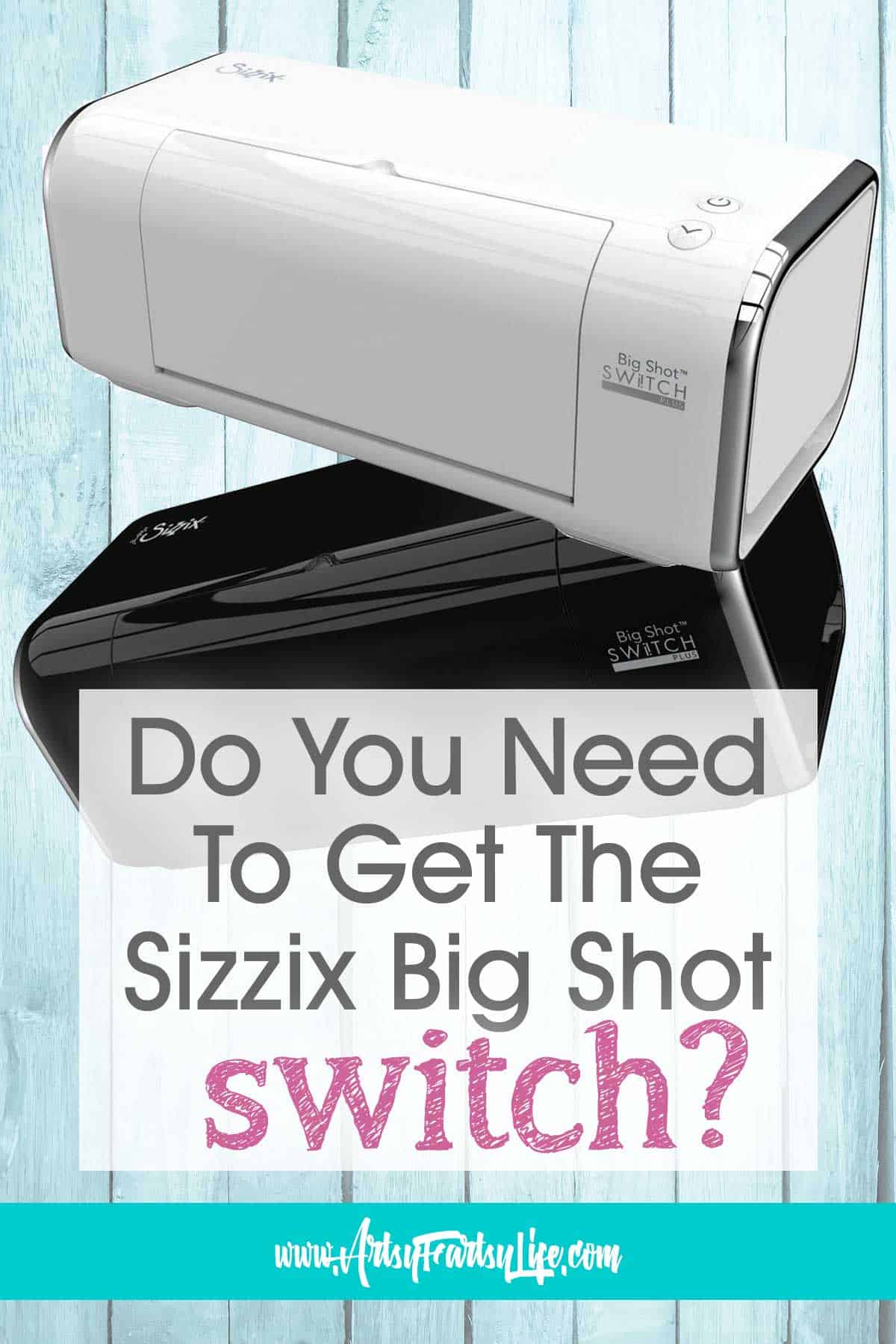 Sizzix Big Shot Plus White & Gray Starter Kit