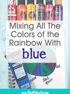 Mixing Blue With All The Colors of The Rainbow