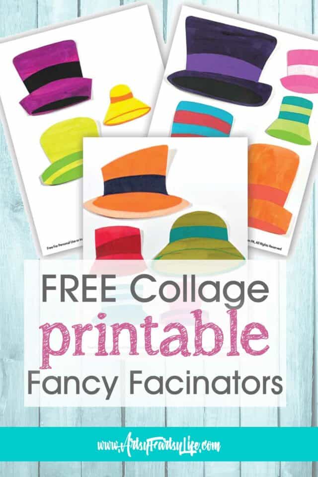 Free Printable Fascinator Hats For Magazine Collage - Collage Sheets