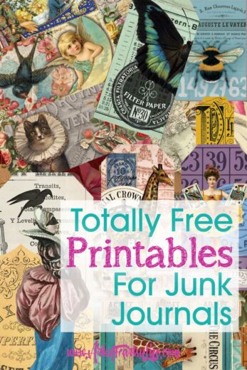 10 Free Junk Journal Printables – Artsy Fartsy Life