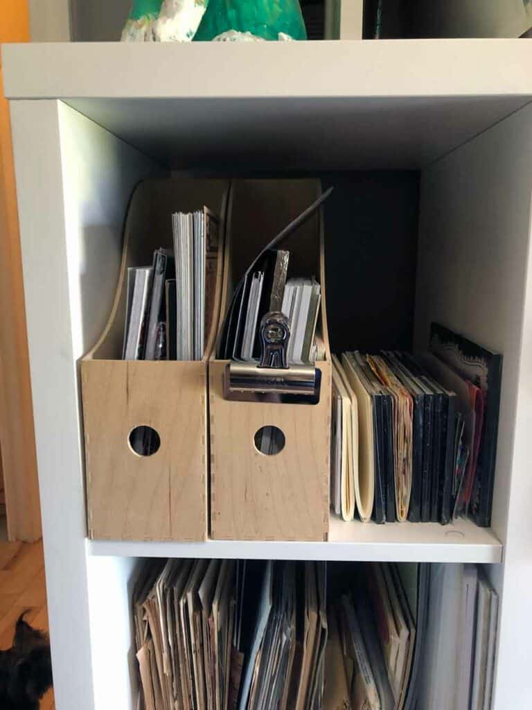 Magazine Holders In Ikea Kallax Cubes