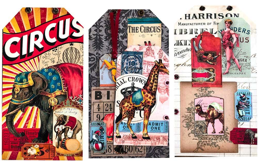 Mini Circus Junk Journal