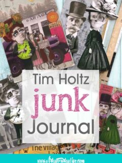 Tim Holtz Junk Journal - Magazine Collage Style