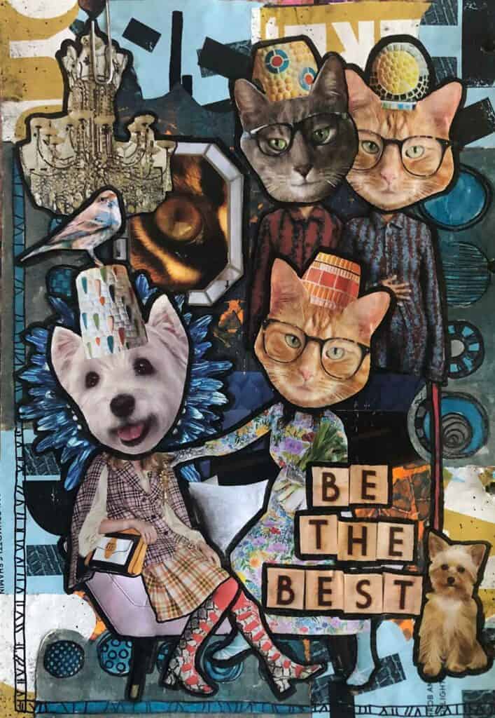 Catty Girls Magazine Collage