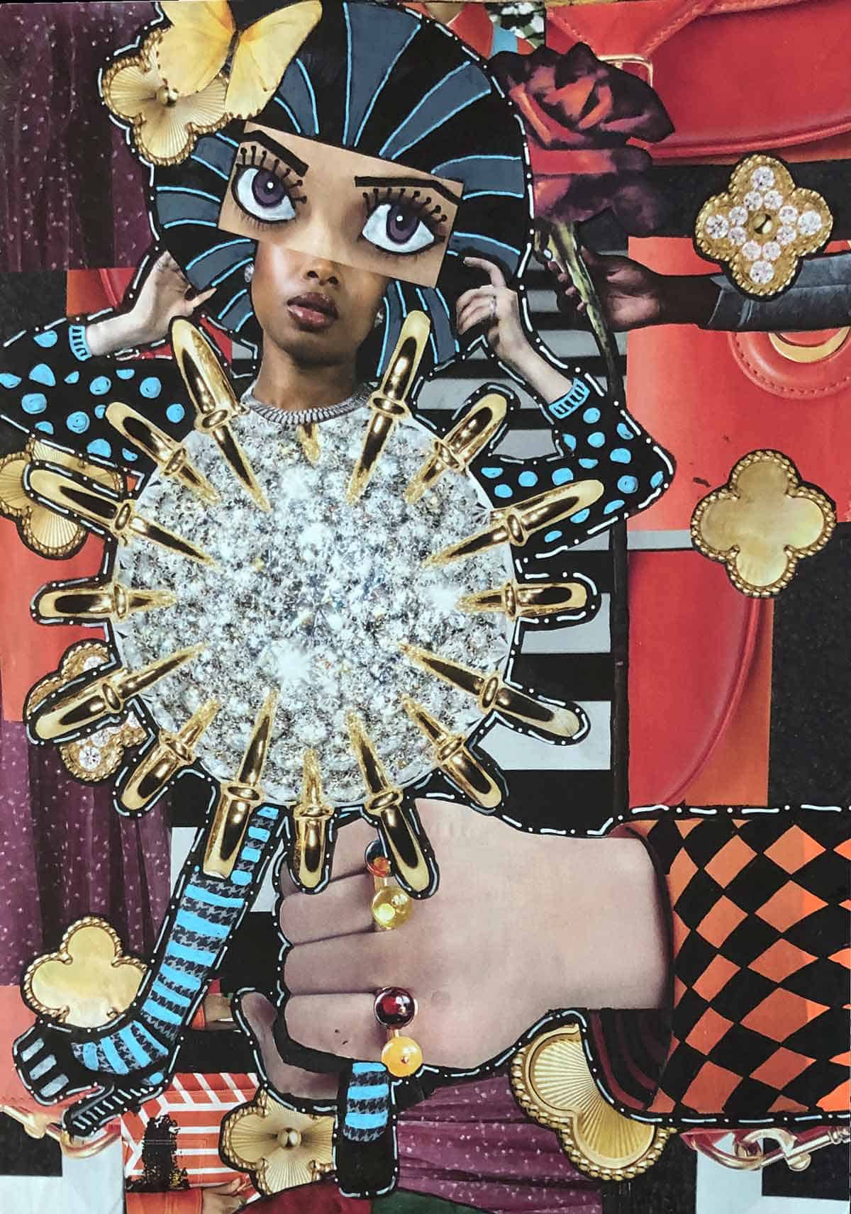 Diamond Tummy Magazine Collage