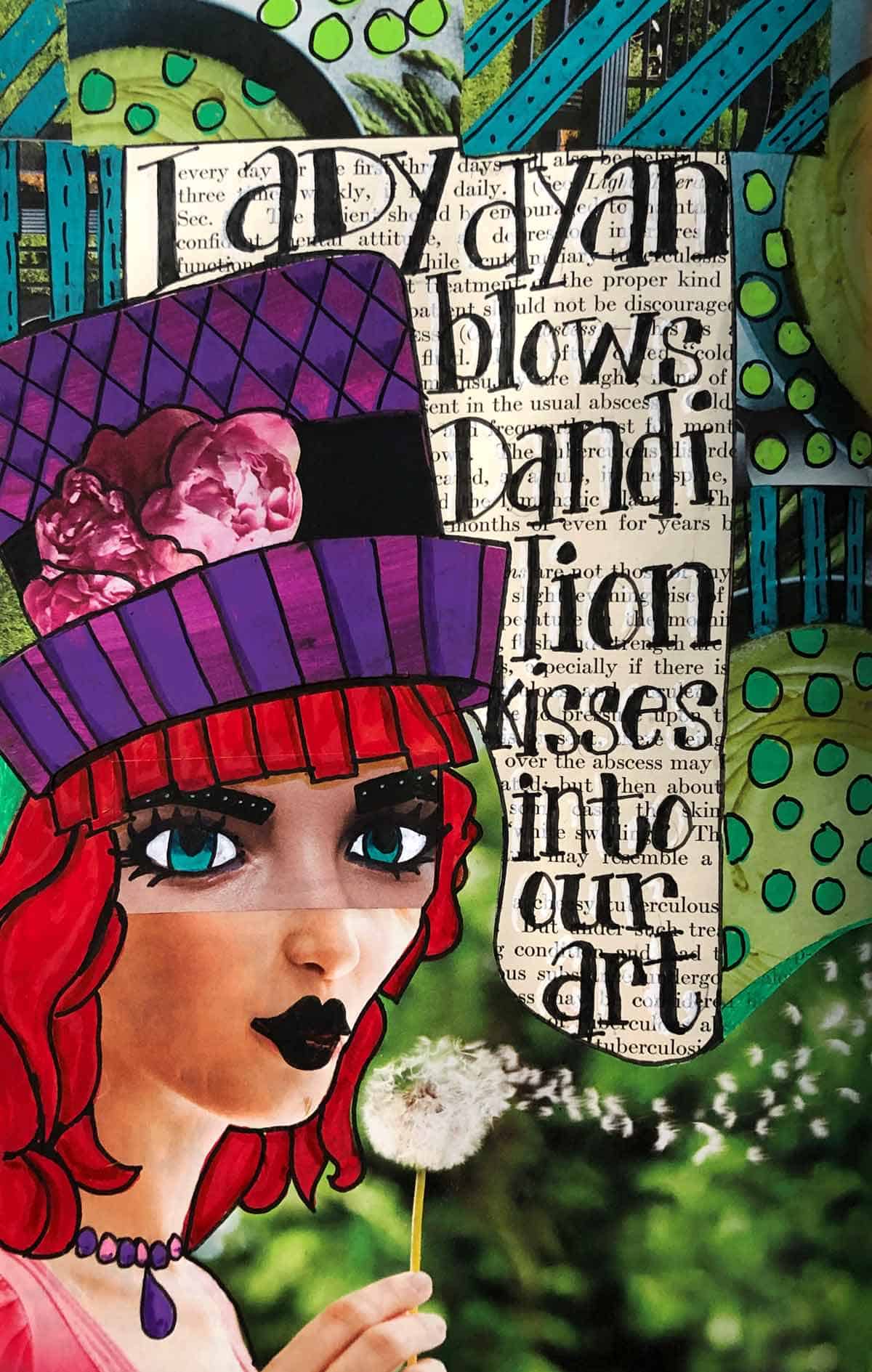 Dyan Reaveley Blows Dandelion Kisses Into Our Art