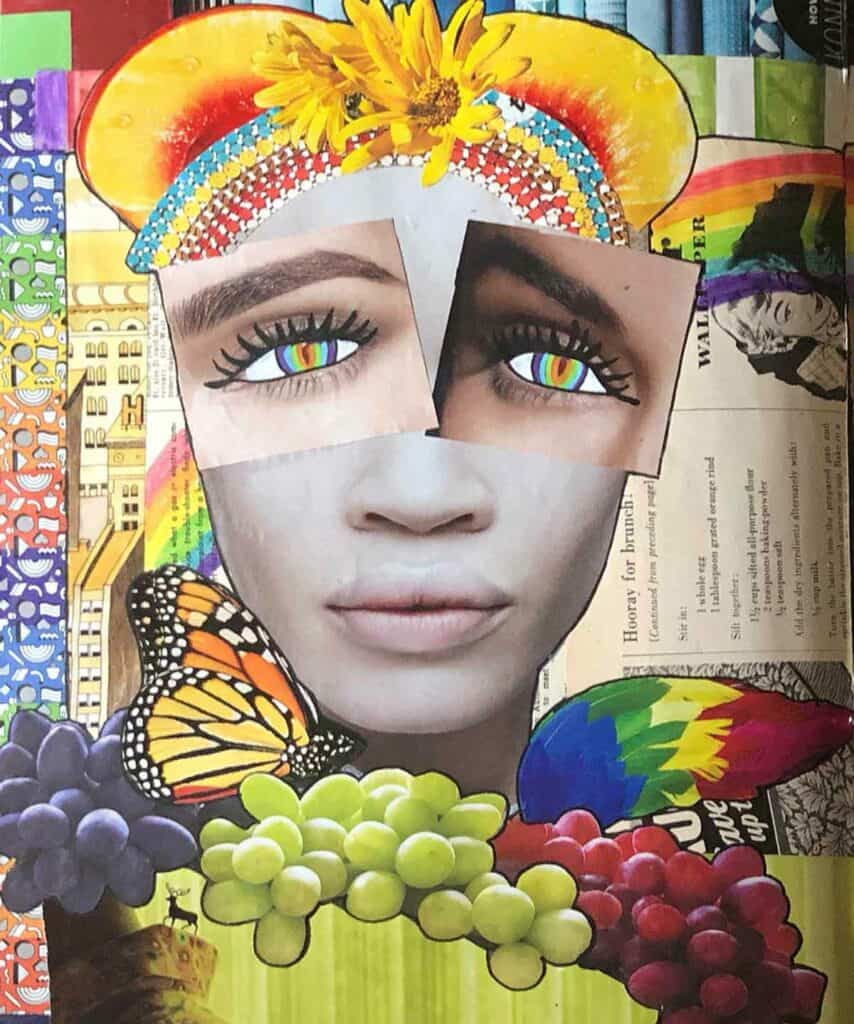 Rainbow Girl Magazine Collage