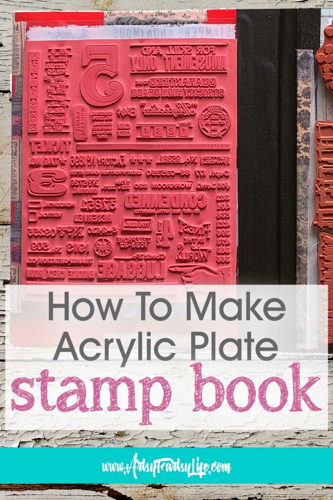 How To Make An Acrylic Stamp Book - Stamp Storage and Organization
