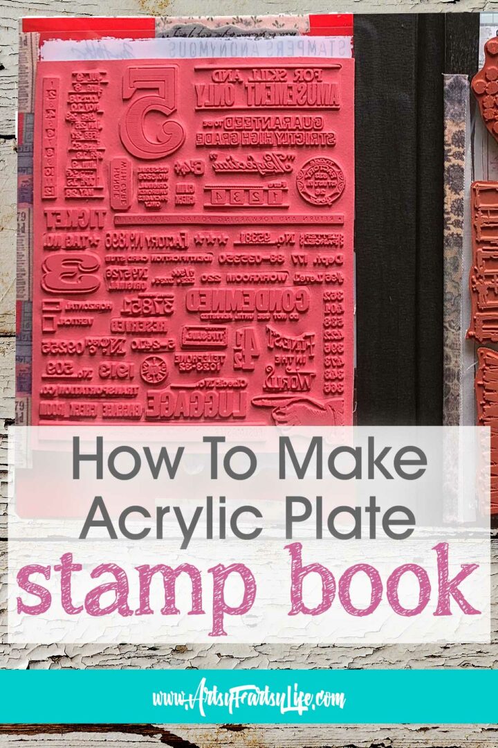 How To Make An Acrylic Stamp Book - Stamp Storage And Organization ...