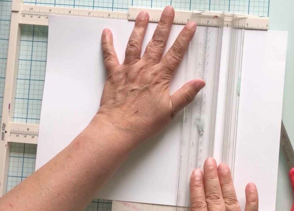Cut your paper to the right size