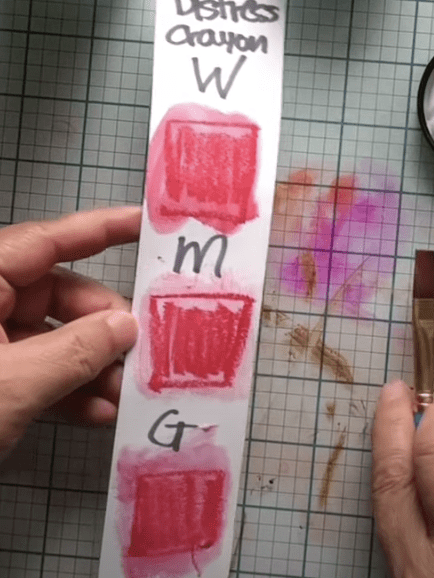 Do Distress Crayons React To Water, Mod Podge or Collage Medium