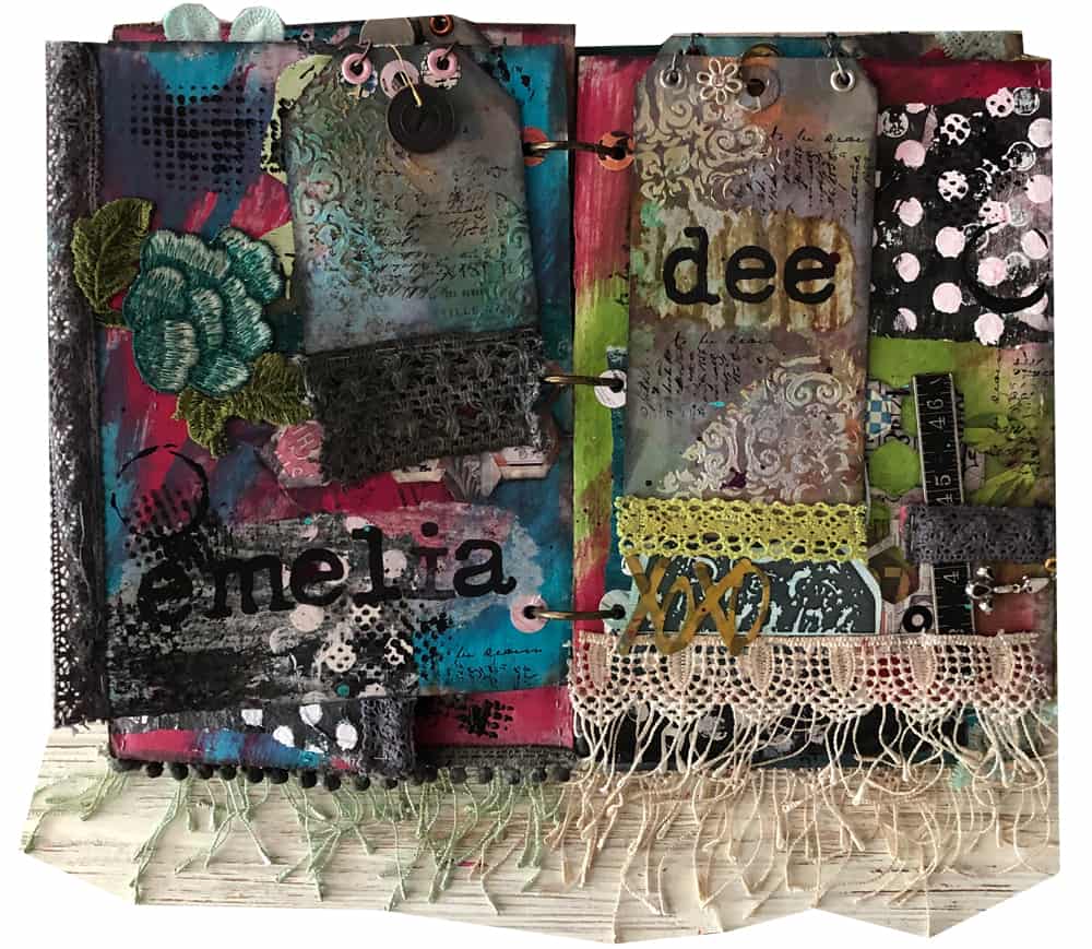 Super thick stuffed Art Journal - Finished! On to the next one  Art  journal inspiration, Art journal techniques, Vintage junk journal