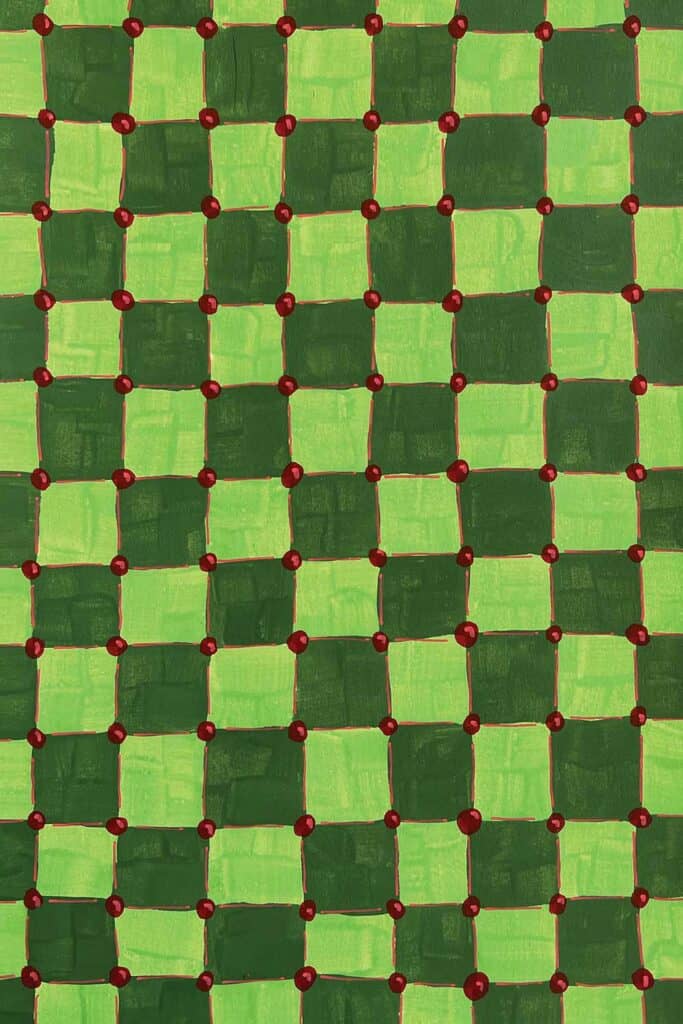 Christmas Checks Surface Pattern Design by Tara Jacobsen