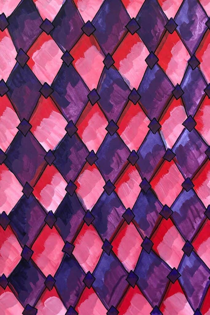 Purple Pink Surface Pattern Design