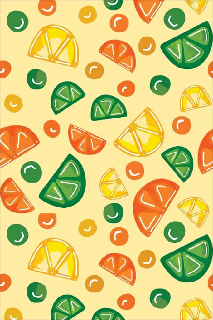 Fruity Ditsy Surface Pattern Design By Tara Jacobsen