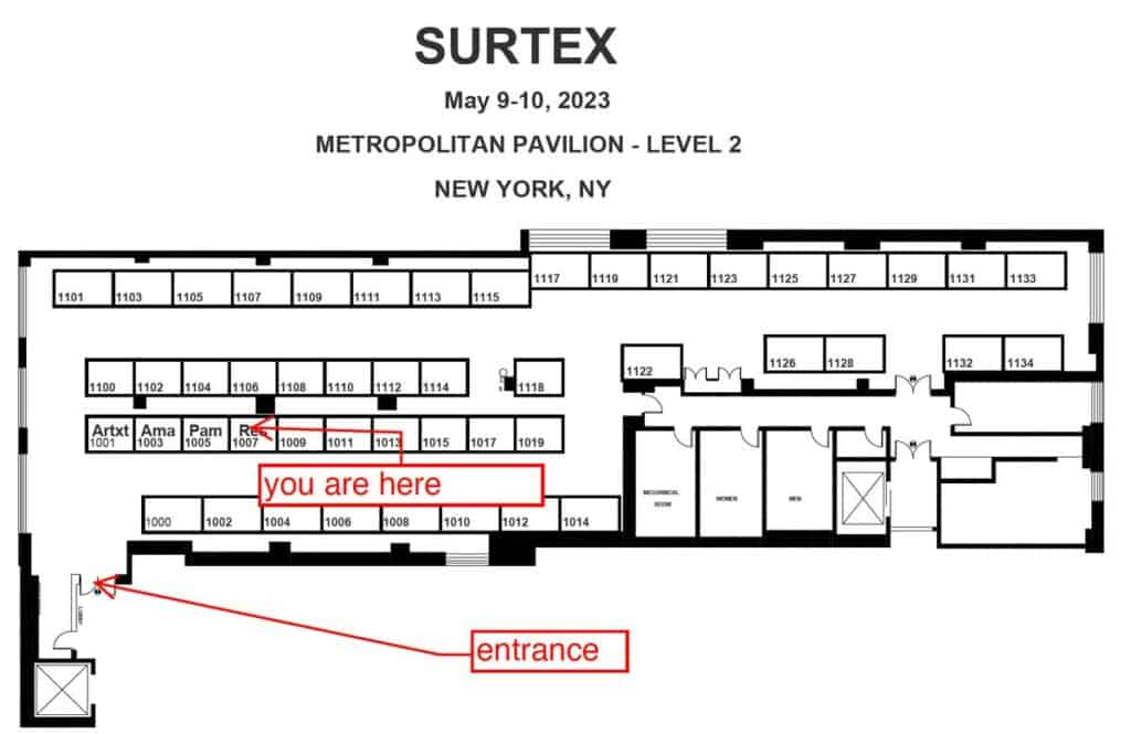 Surtext Metropolitan Pavillion - Level 2, New York, NY