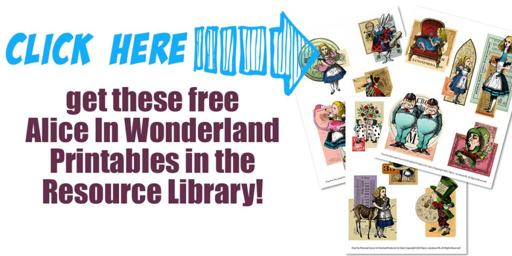 Click here to get the Free Alice In Wonderland Snippets
