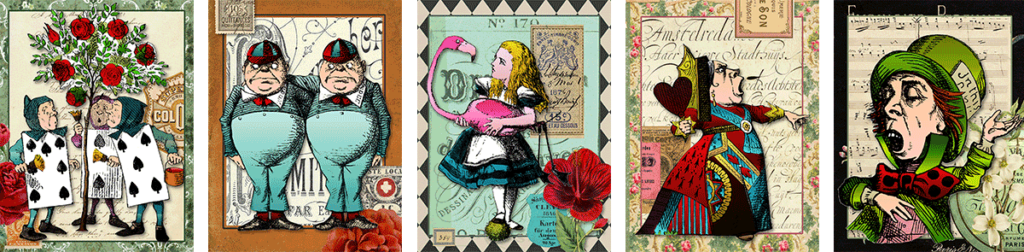 Alice In Wonderland Journal Pages - Free Printable 
