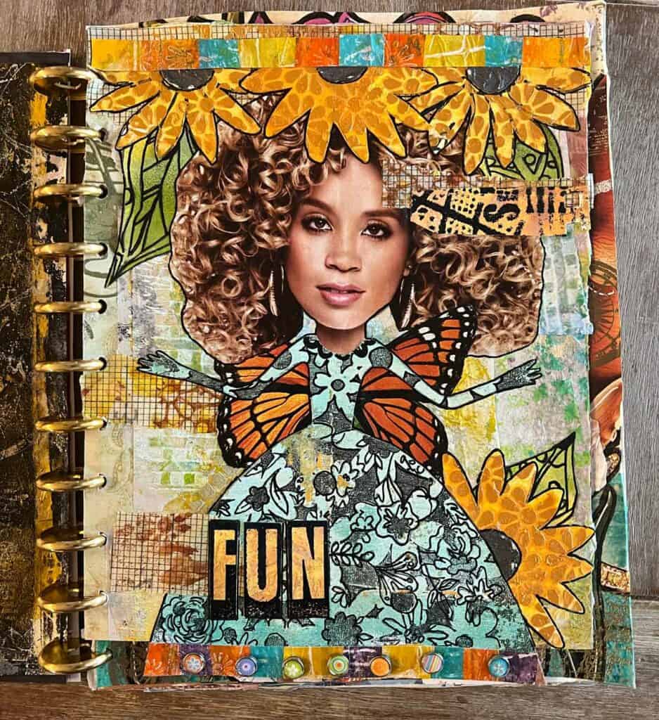 How To Make A Magazine Collage Mixed Media · Artsy Fartsy Life