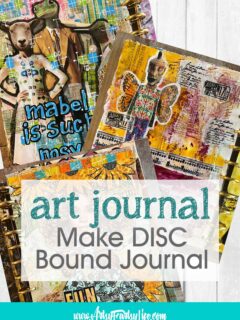 How To Make A DISC Bound Art Journal