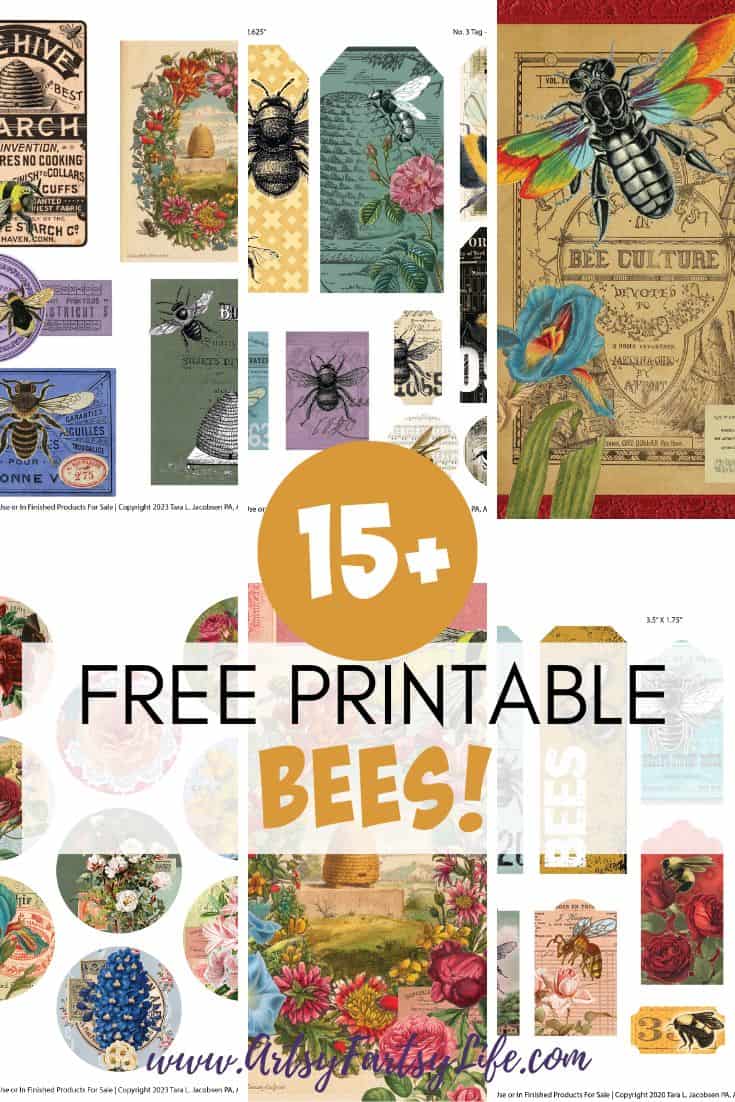 15 Free Bumble Bee Printables