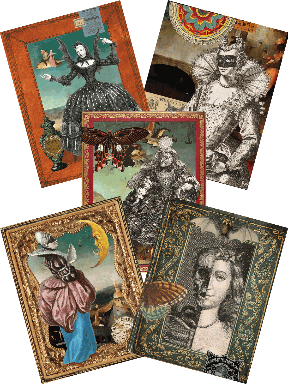 Creepy Ladies - Free Dark Academia Journal Covers or Wall Art