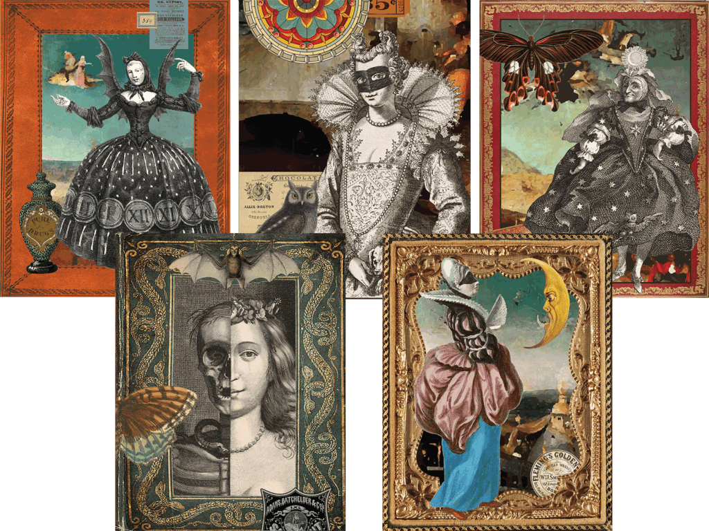 Creepy Ladies – Free Dark Academia Journal Covers or Wall Art
