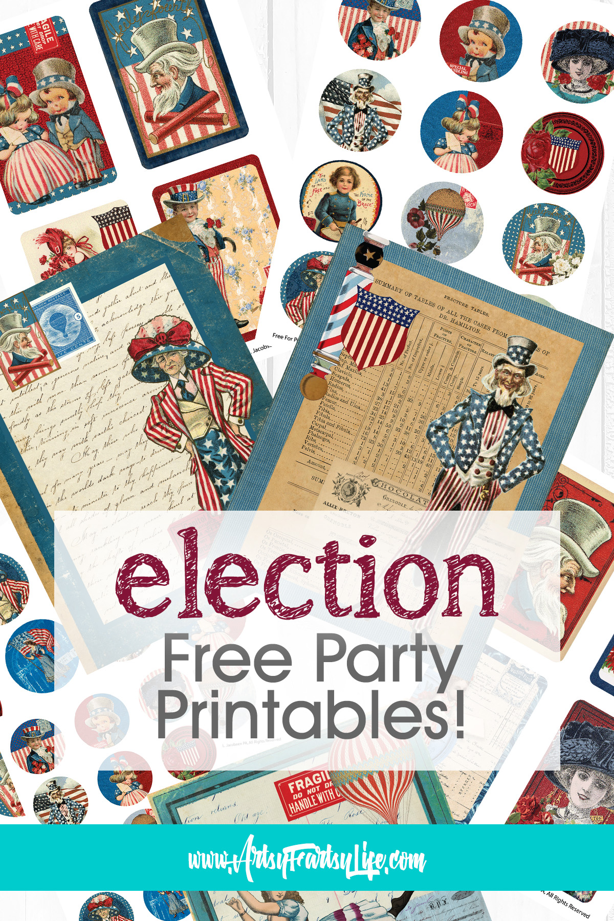 14 Free Patriotic Election Party Printables