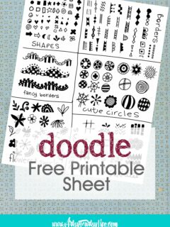 Free Printable Doodle Sheet