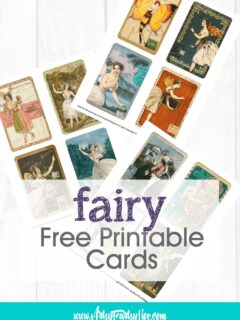 Fairy Cards Collage Sheets - Free Printables