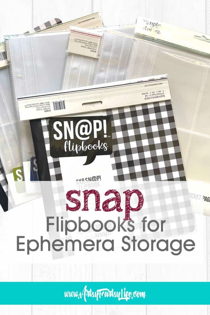 How To Use Snap Flipbooks For Ephemera Storage
