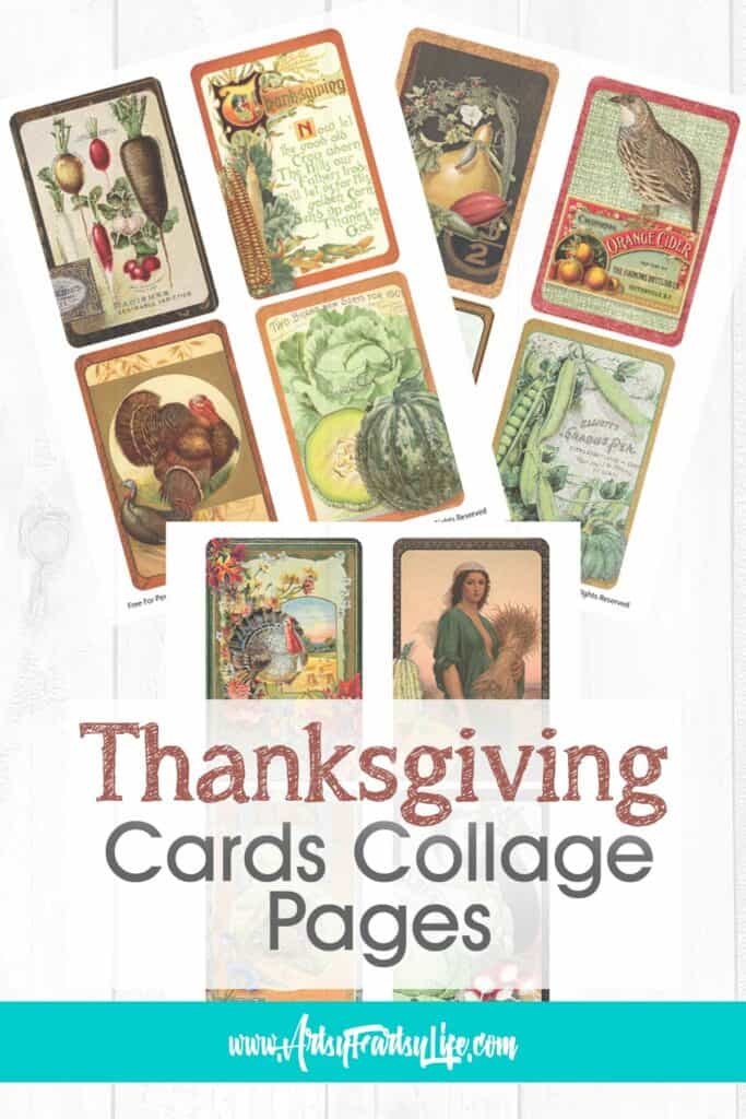 Thanksgiving Cards - Free Printable Card Making Supplies