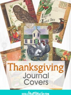 Free Printable Thanksgiving Journal Cover Page (Commercial License)