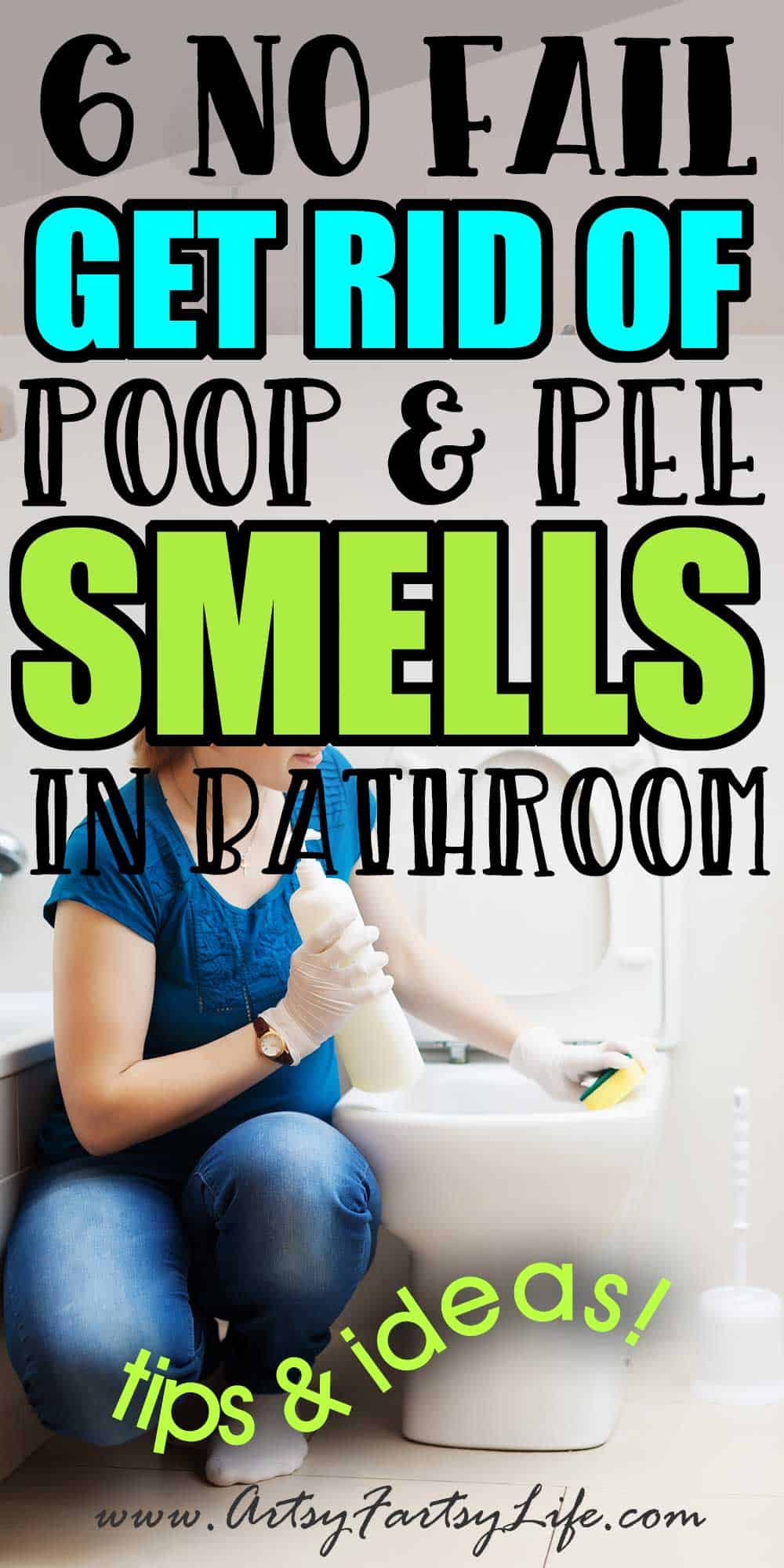 6 No Fail Ways To Get Rid of Pee Smells In Bathroom · Artsy Fartsy Life