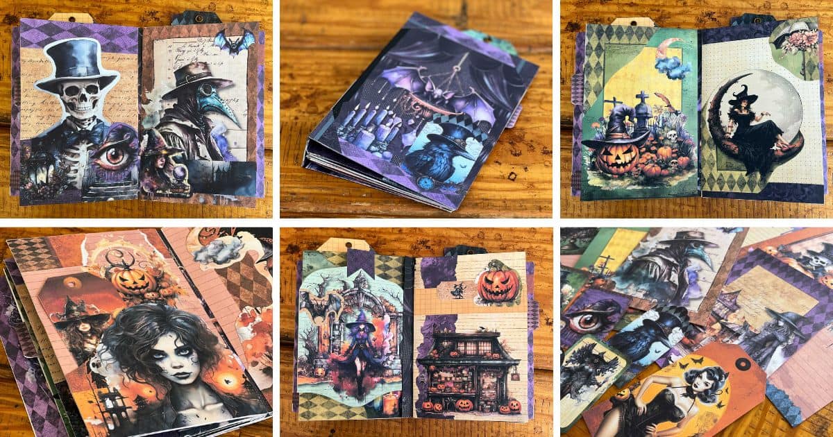 Wicked Cool Halloween Junk Journal Kit · Artsy Fartsy Life