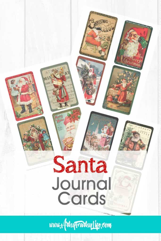 Santa Christmas Cards - Free Printables
