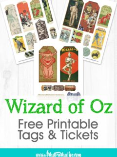 Wizard of Oz Tags & Tickets - Free Printable