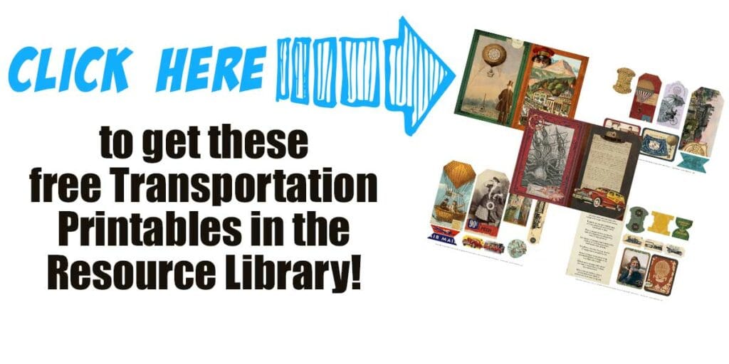 Click here to get  the Vintage Transportation Ephemera - Free Printables
