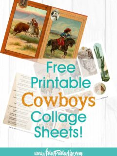 Cowboy and Cowgirl Old West Free Printables