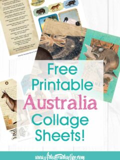 Free Printable Australian Ephemera Collage Sheets