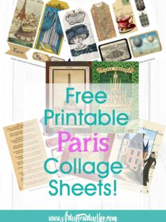 Paris - Free Printable Travel Vintage Ephemera