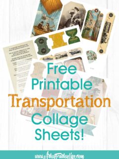 Vintage Transportation Ephemera - Free Printables