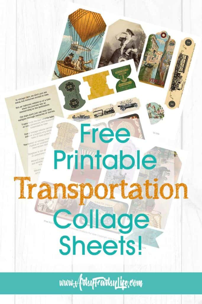 Vintage Transportation Ephemera - Free Printables