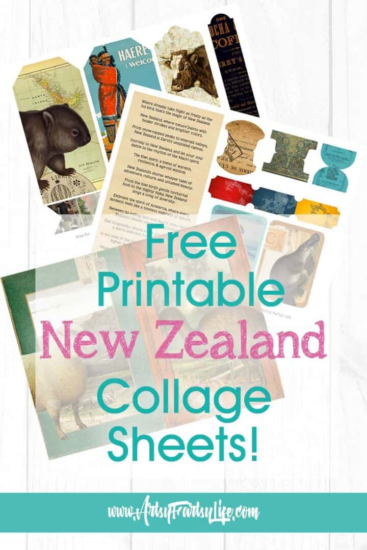 New Zealand Free Printables Ephemera · Artsy Fartsy Life