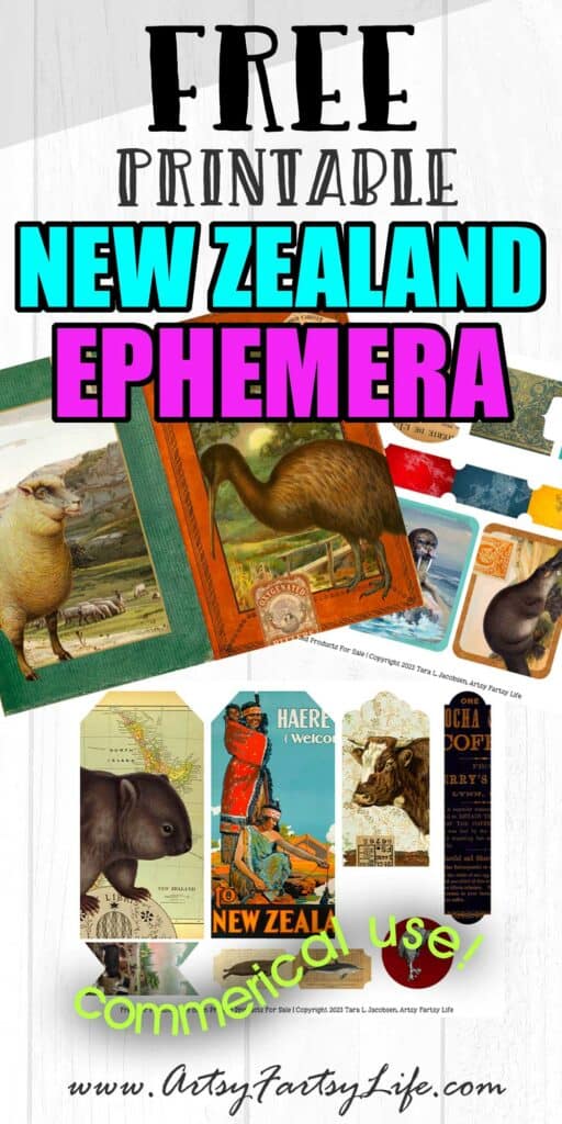 New Zealand Free Printables Ephemera
