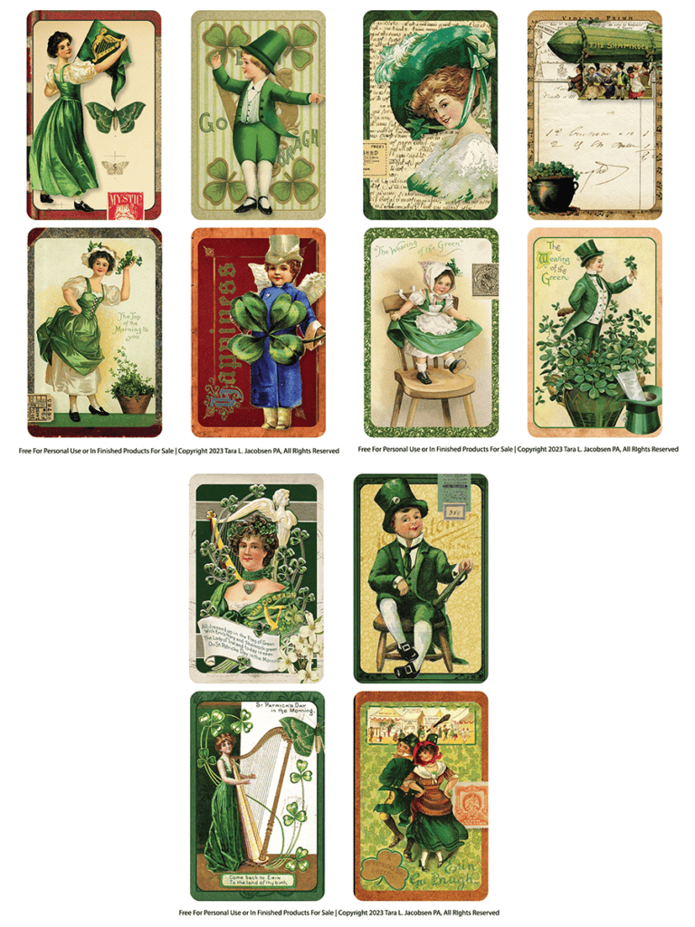 St. Patricks Day Cards - Free Printable